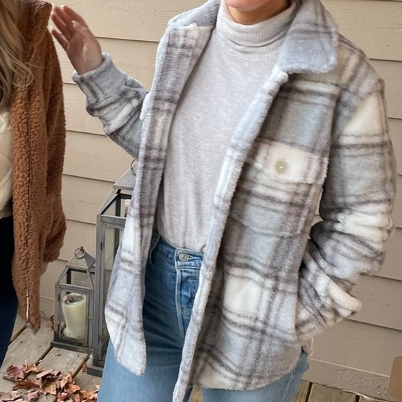 Abercrombie Flannel Coat - Picture 3 of 4